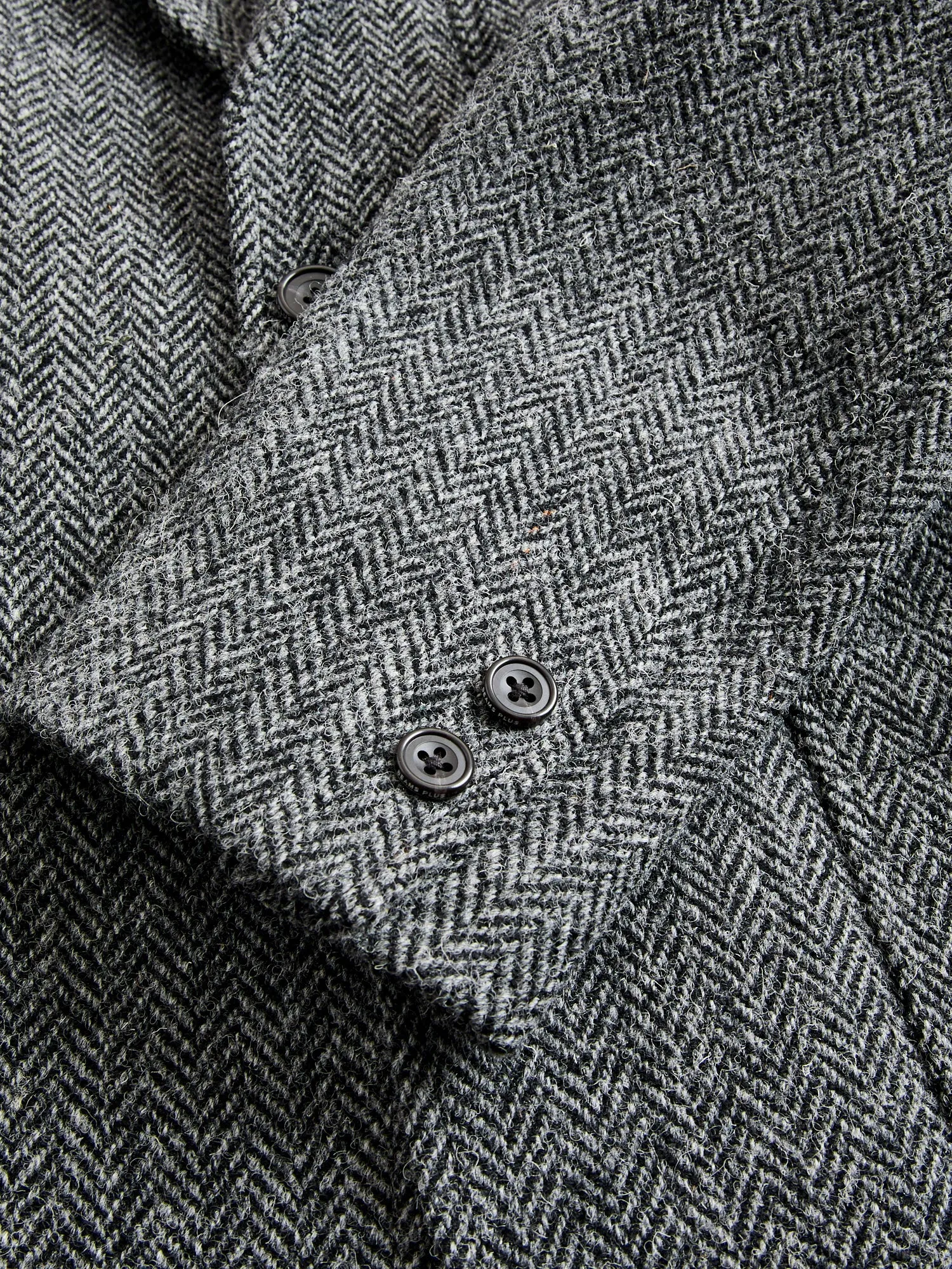 3B Comfort Harris Tweed Jacket in Grey Herringbone