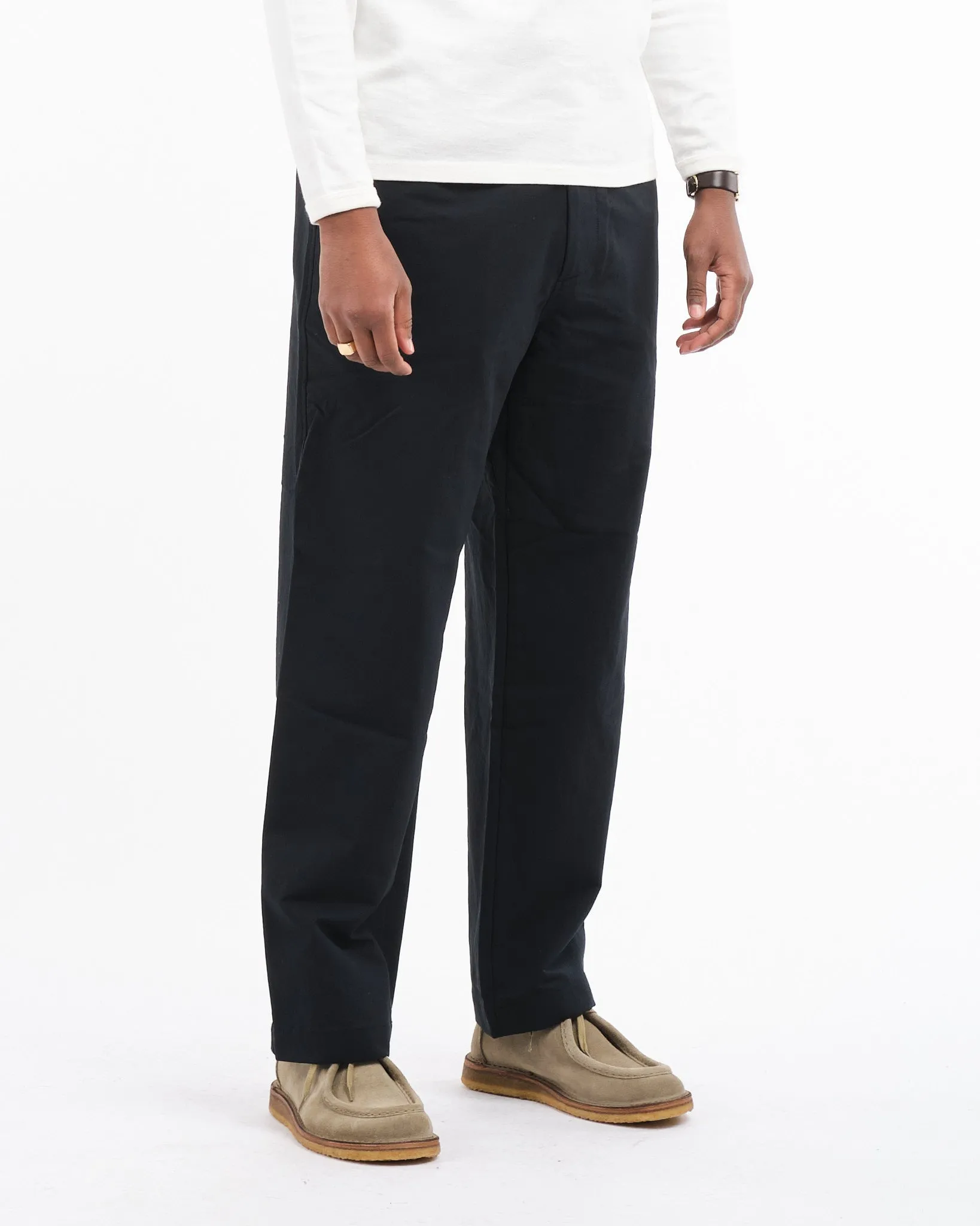 ALPHADRY Wide Easy Pants Black