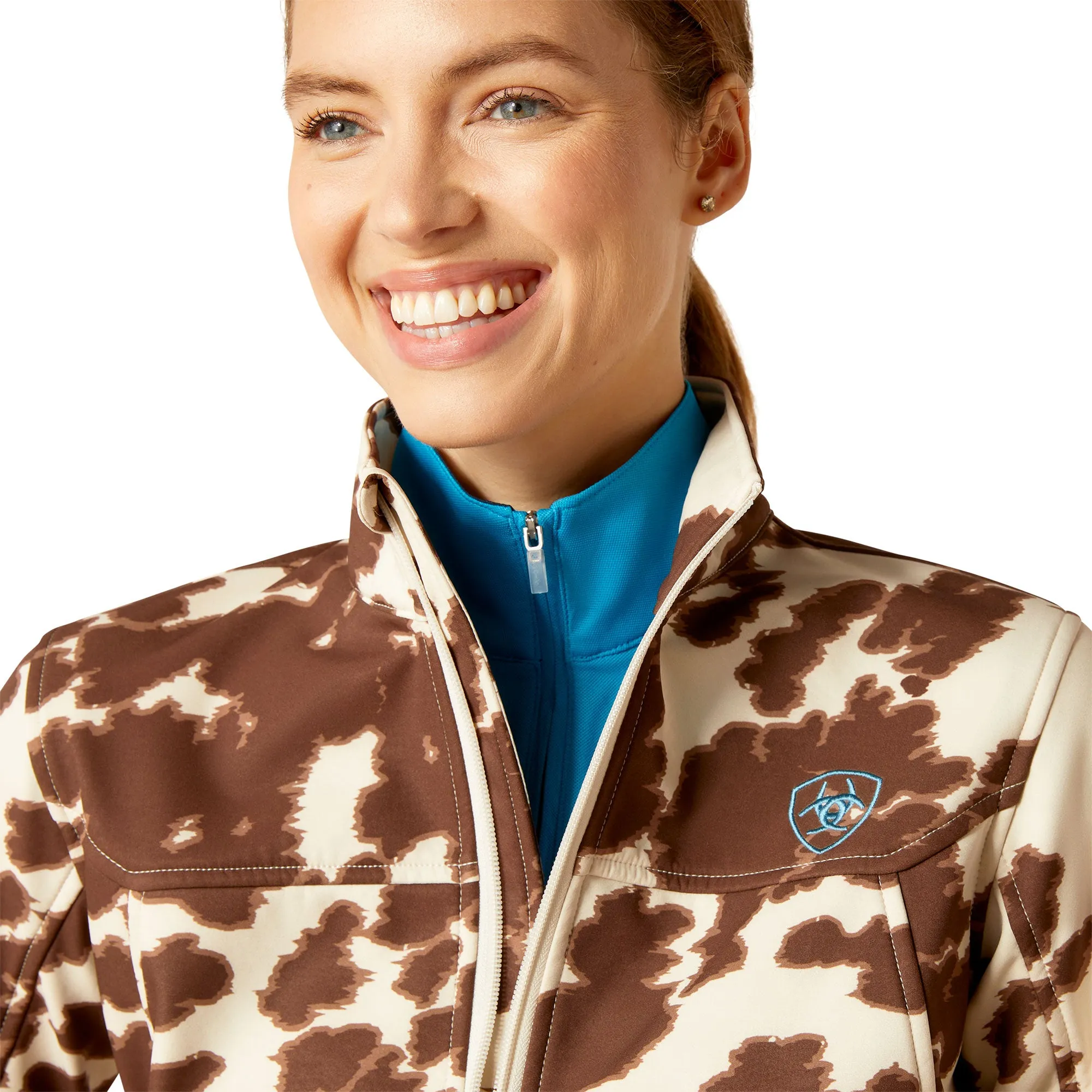 Ariat Ladies New Team Softshell Pony Print Jacket 10046487