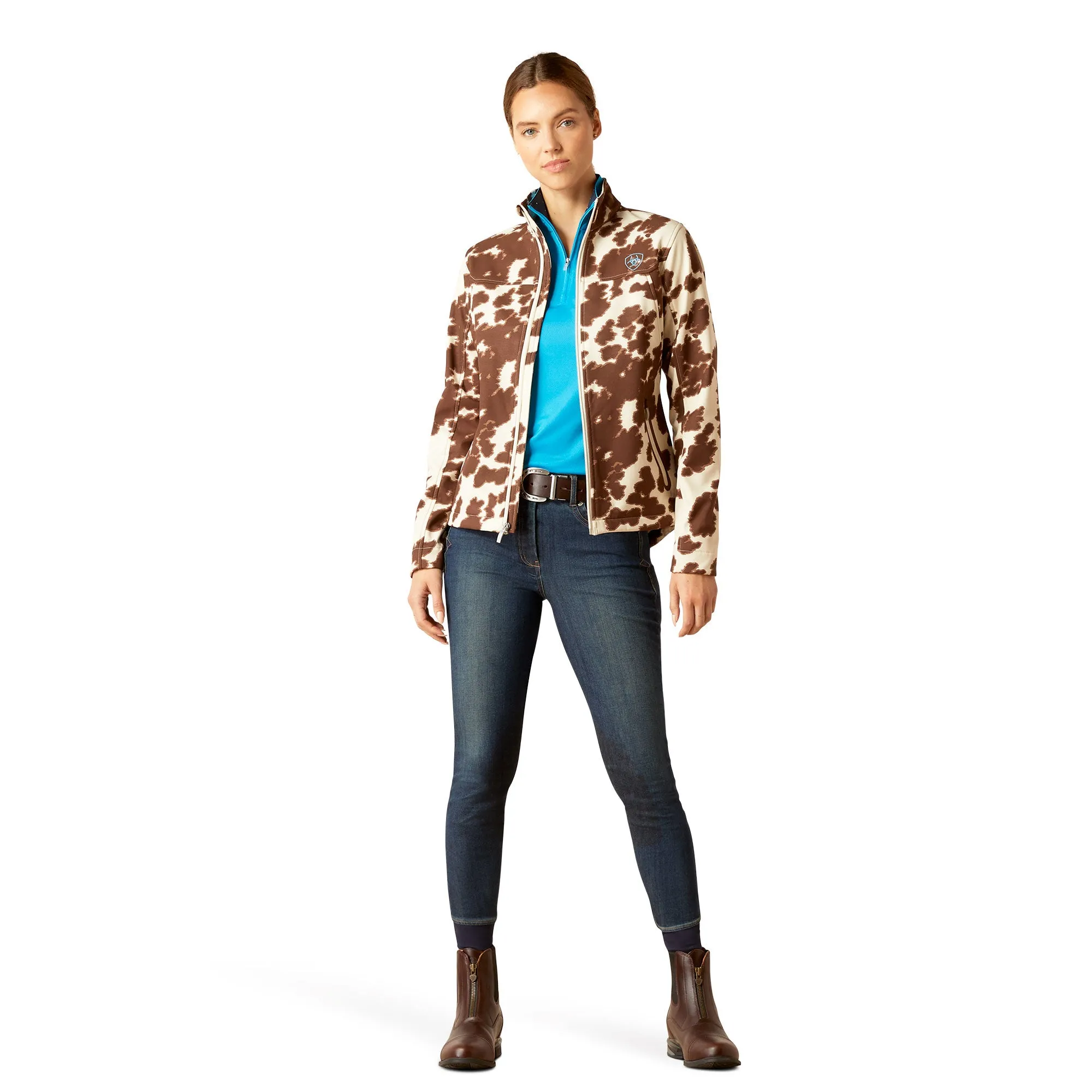 Ariat Ladies New Team Softshell Pony Print Jacket 10046487