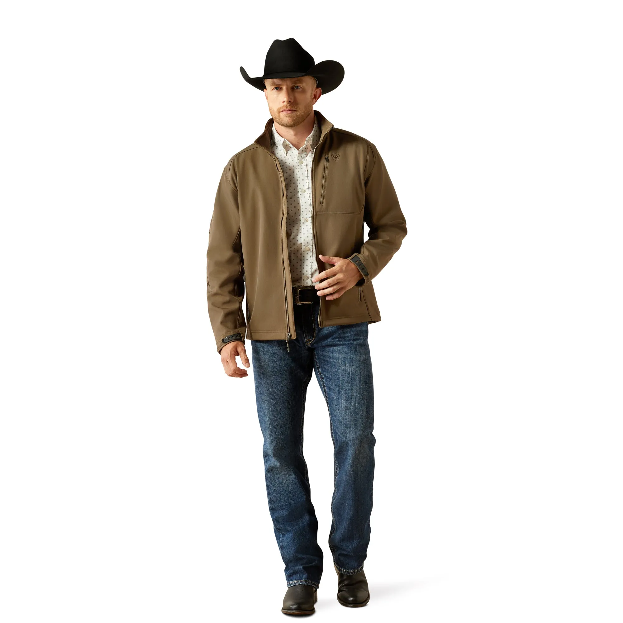 Ariat Men's 2.0 Crocodile Heather Softshell Jacket 10058157