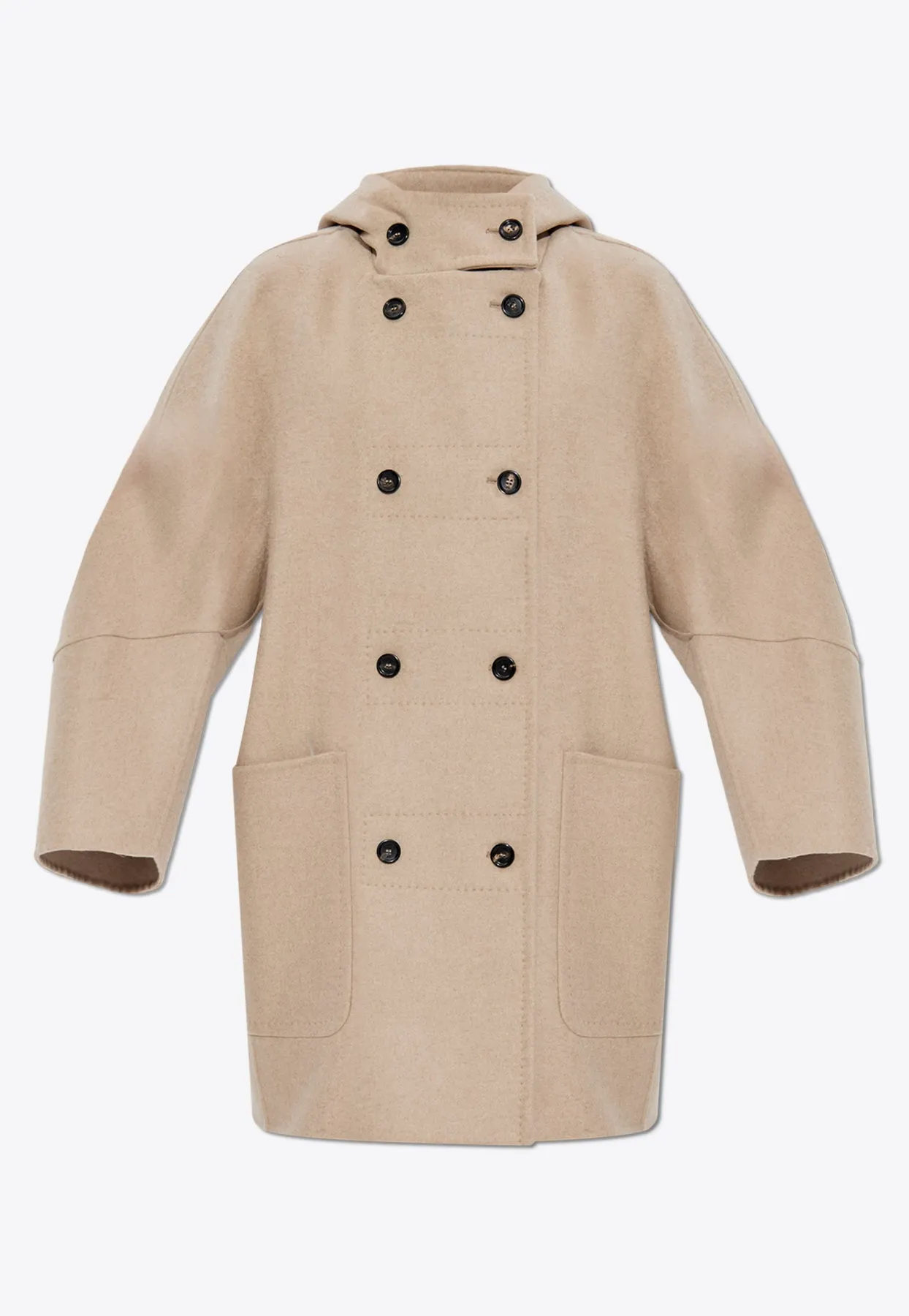 Arturo Double-Breasted Wool Blend Coat