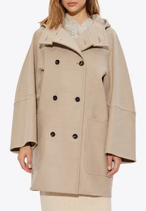 Arturo Double-Breasted Wool Blend Coat