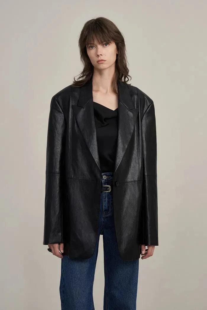 Aspall Blazer in Vegan Leather