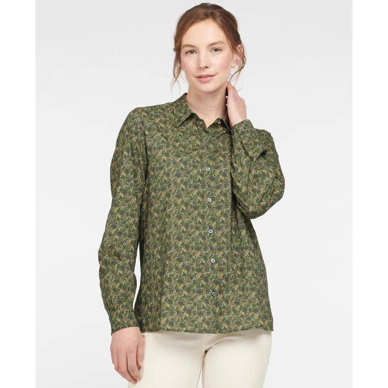 Barbour Hindscarth Ladies Shirt - Sage Print