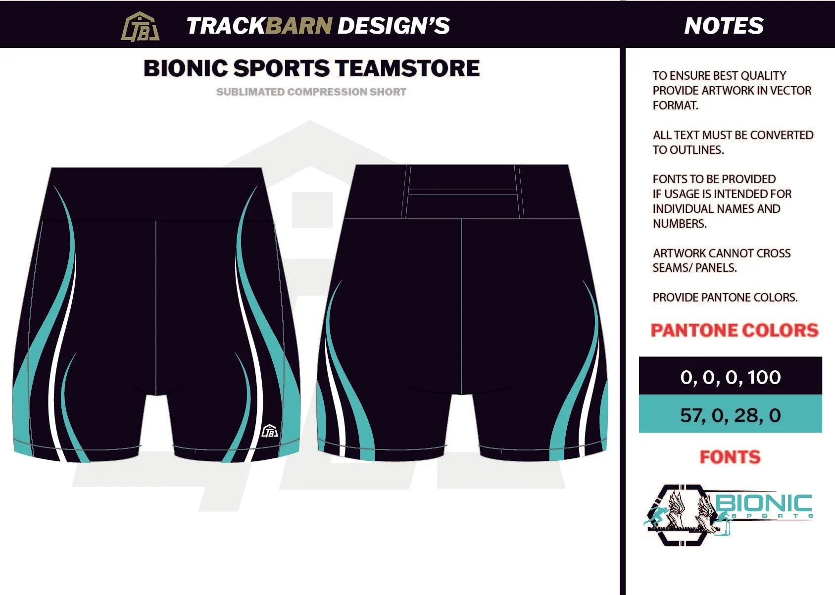 Bionic-Sports- Womens Short Running Tight