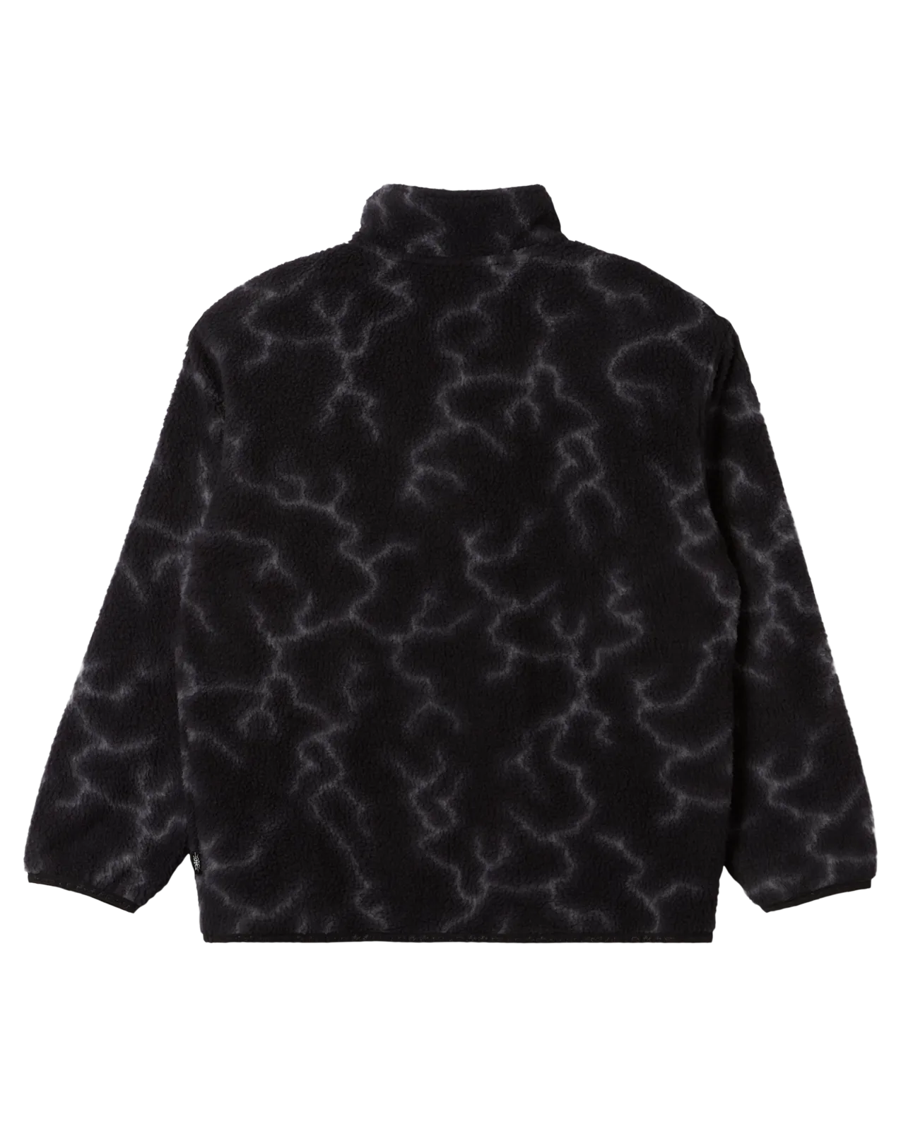 Boys Mercury Sherpa Fleece Jacket in Black