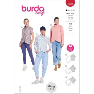 Burda Style Pattern 5790 Misses' Tops B5790