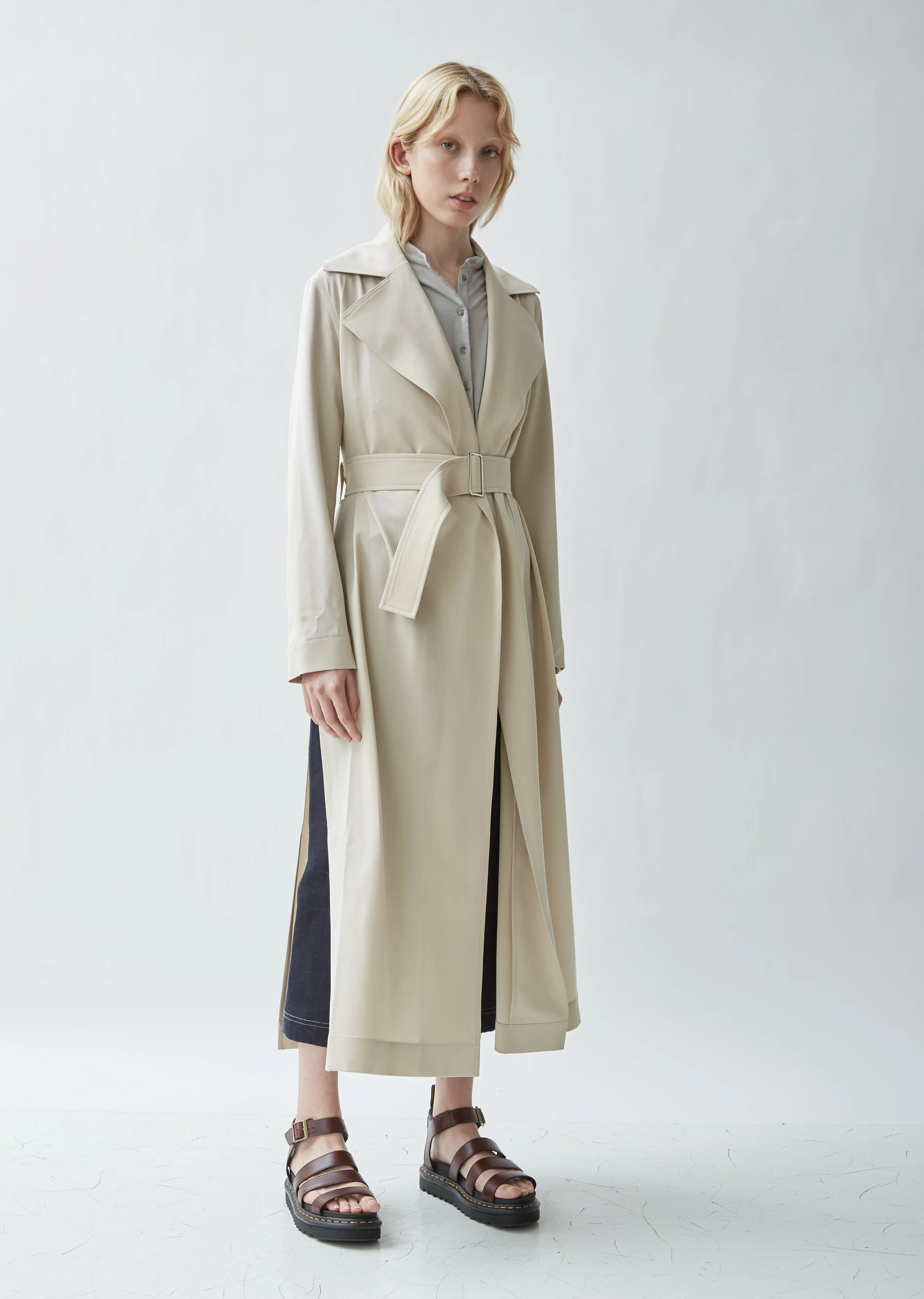 Candor Stretch Wool Twill Coat