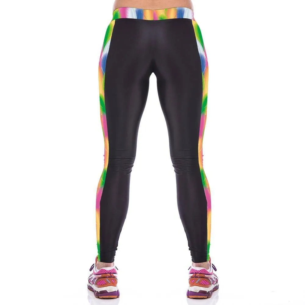 Colorful Ribbon Yoga Leggings