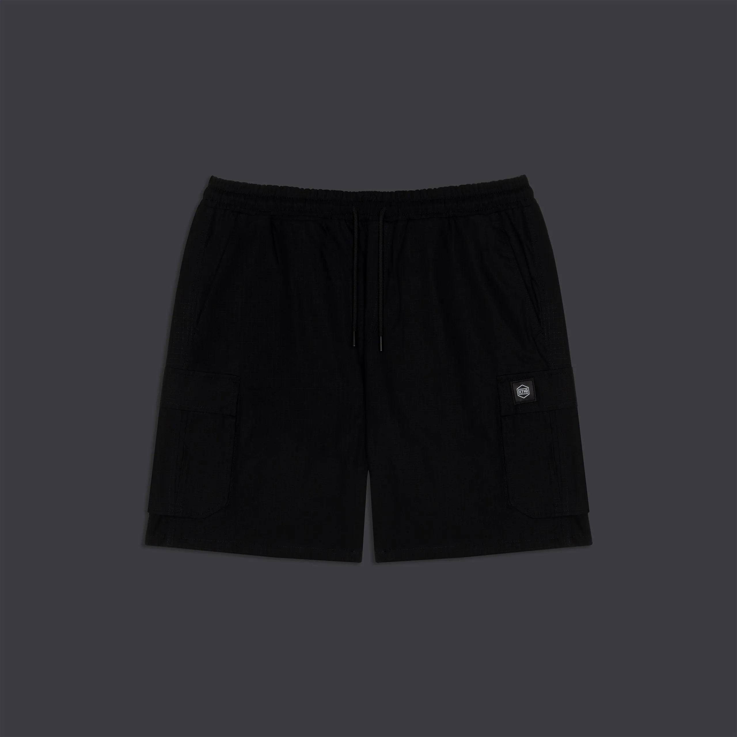 Cotton Ripstop Cargo Easyshorts Black