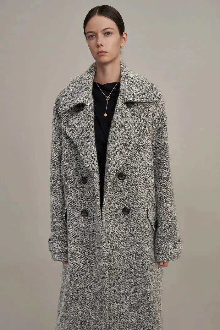 Daisy Coat in Ultralight Bouclé Wool