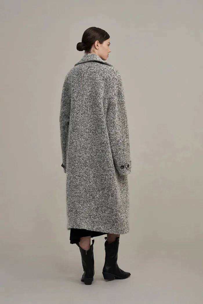 Daisy Coat in Ultralight Bouclé Wool