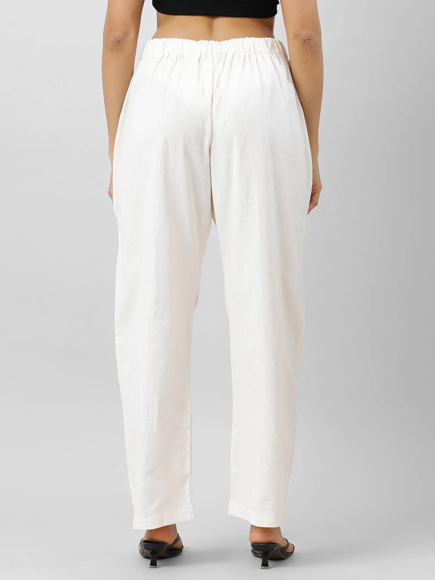 Easy Breezy Off White Holiday Pants