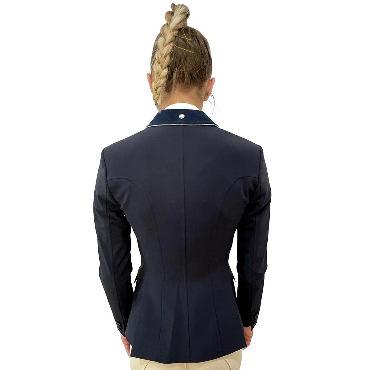 Equiline Farm House Custom Navy Gait Show Coat in X-Cool Evo