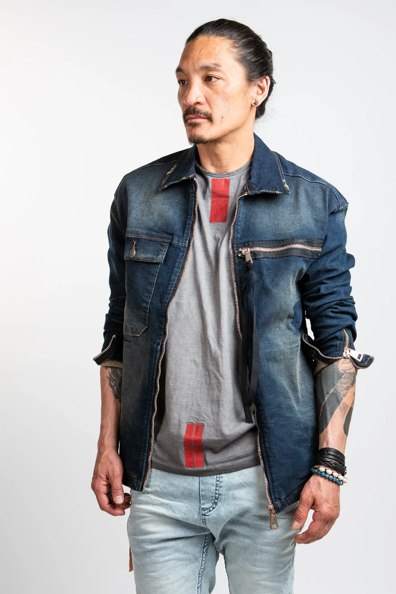 Expent Denim Jacket - Dark Wash