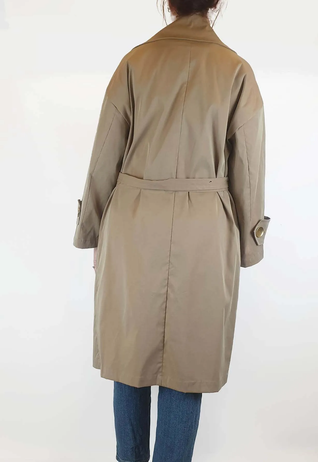 Fate   Becker tan trench coat size M/L