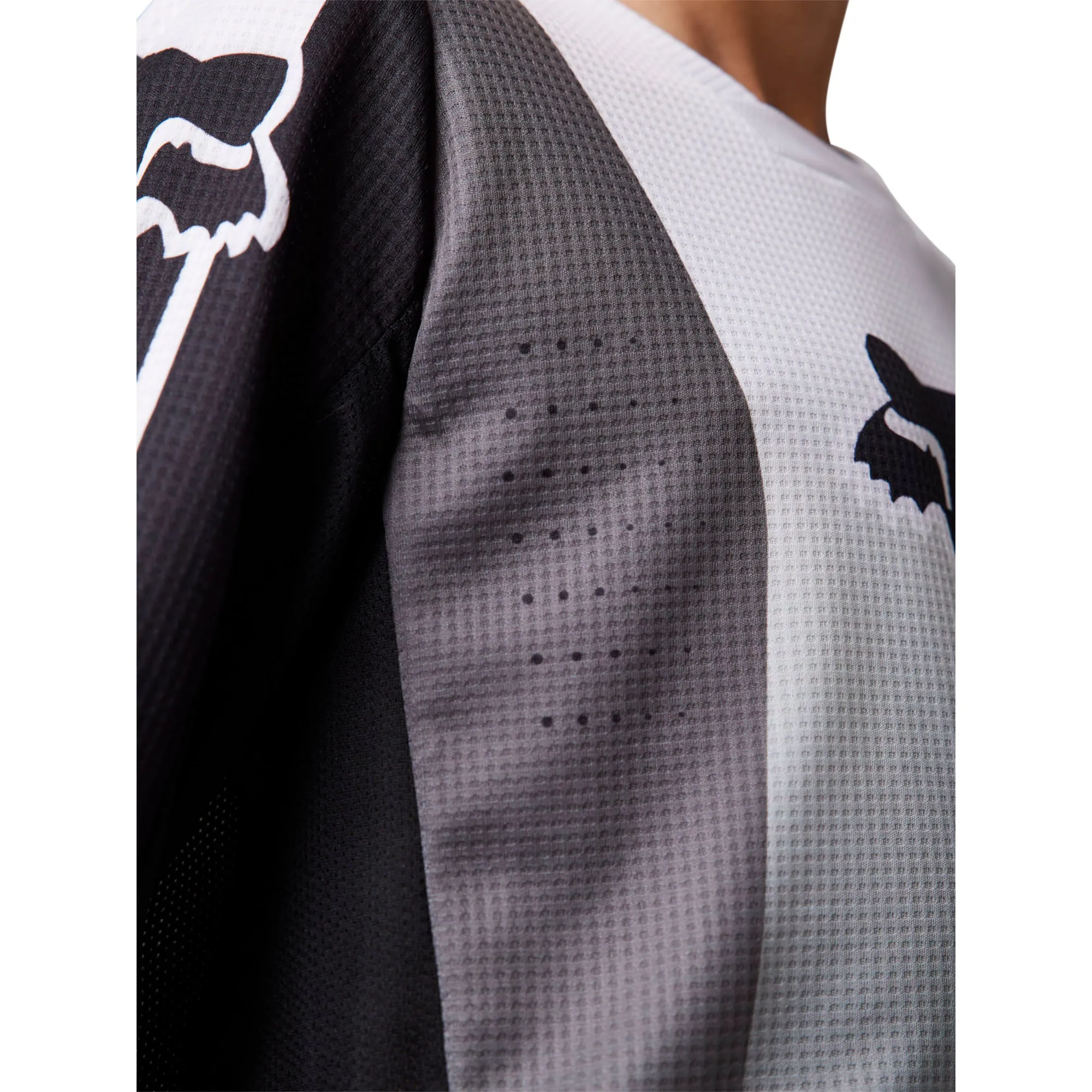 Fox Racing Youth 180 Leed Offroad Jersey Black/White Grey