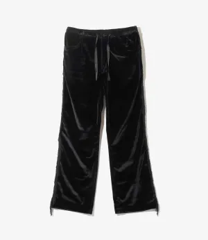 Fringe String Easy Pant – Black Velour