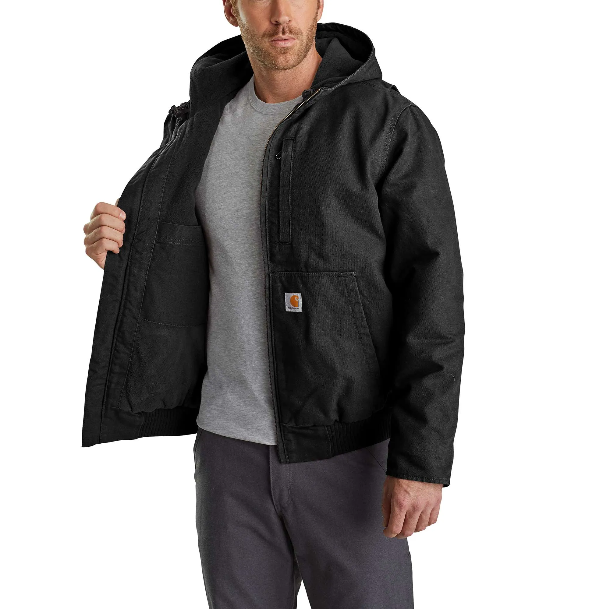 Full Swing® Loose Fit Washed Duck Fleece-Lined Active Jac - 2 Warmer Rating