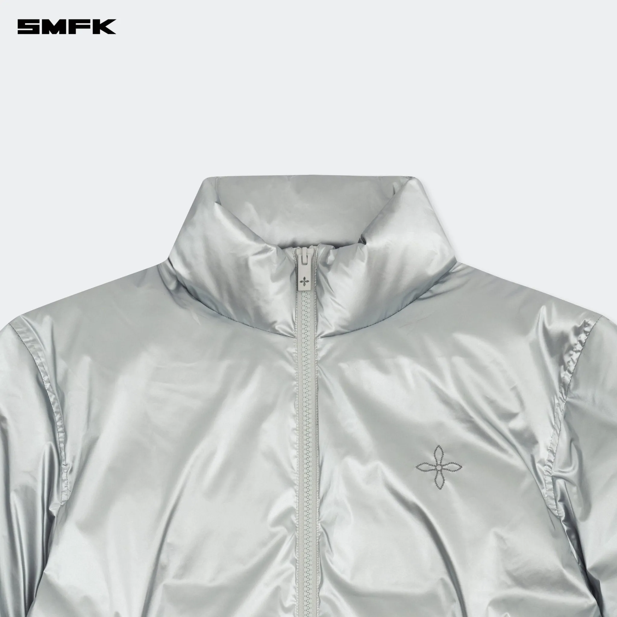 FUTURE X-Storm Air Bubble Puffer Jacket In Silver