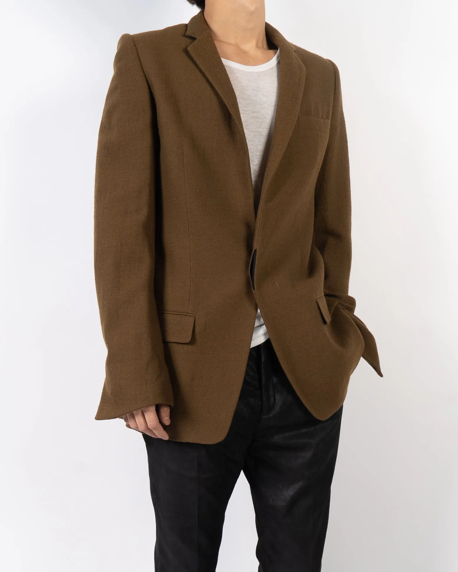 FW17 Brown Evening Blazer Sample