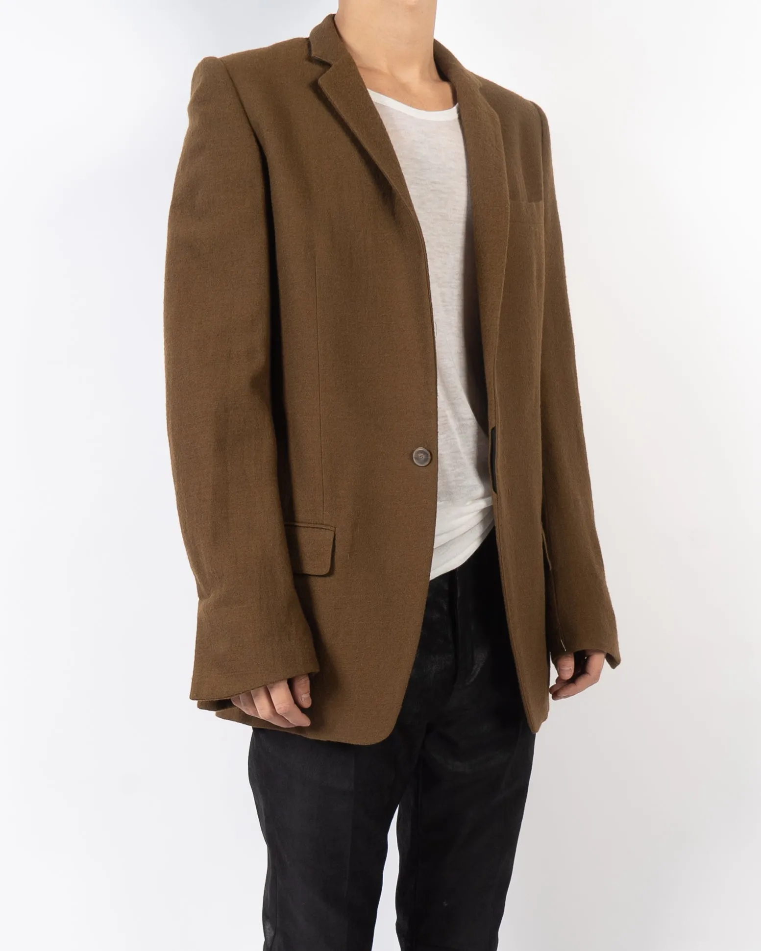 FW17 Brown Evening Blazer Sample