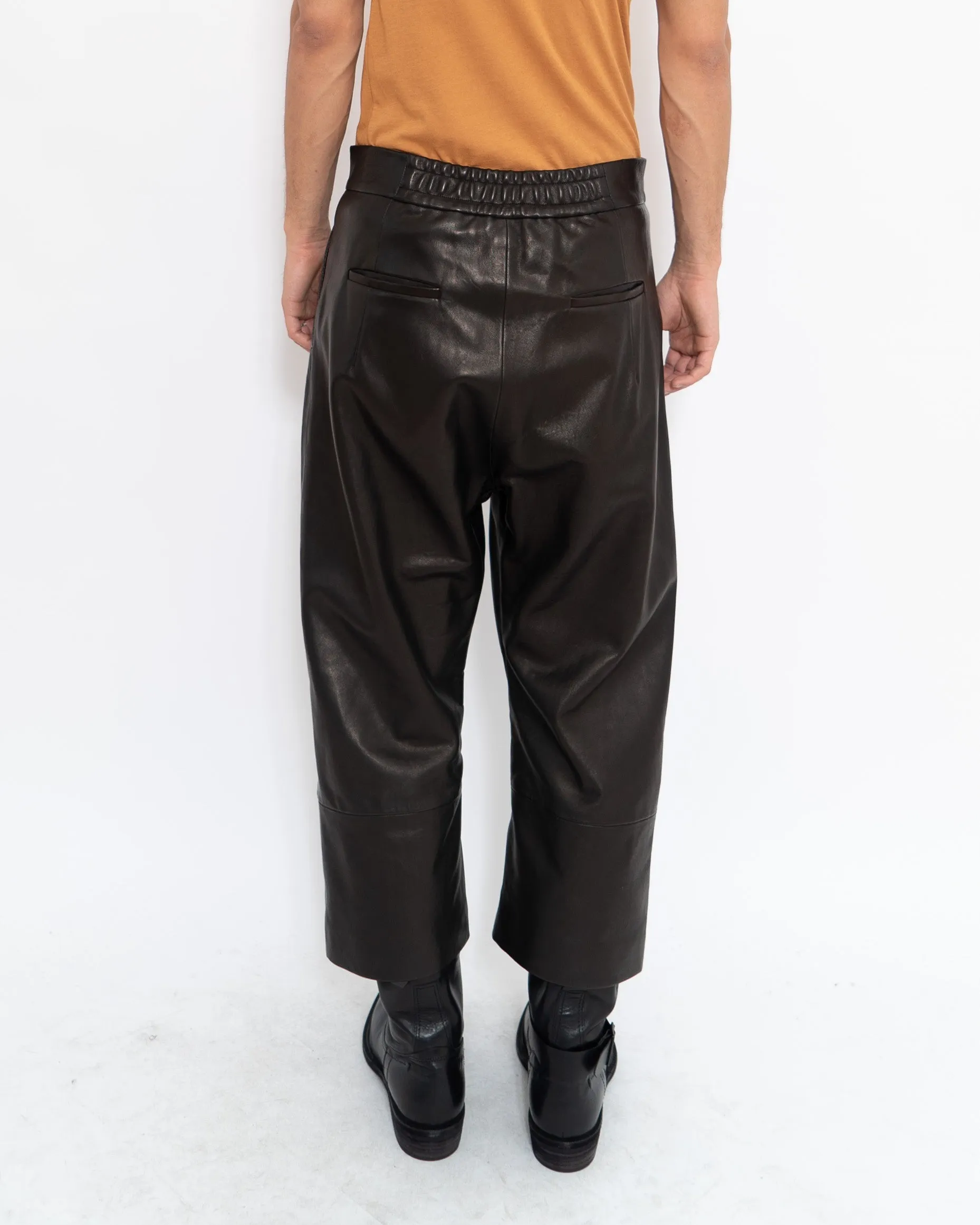 FW17 Oversized Leather Trousers Sample