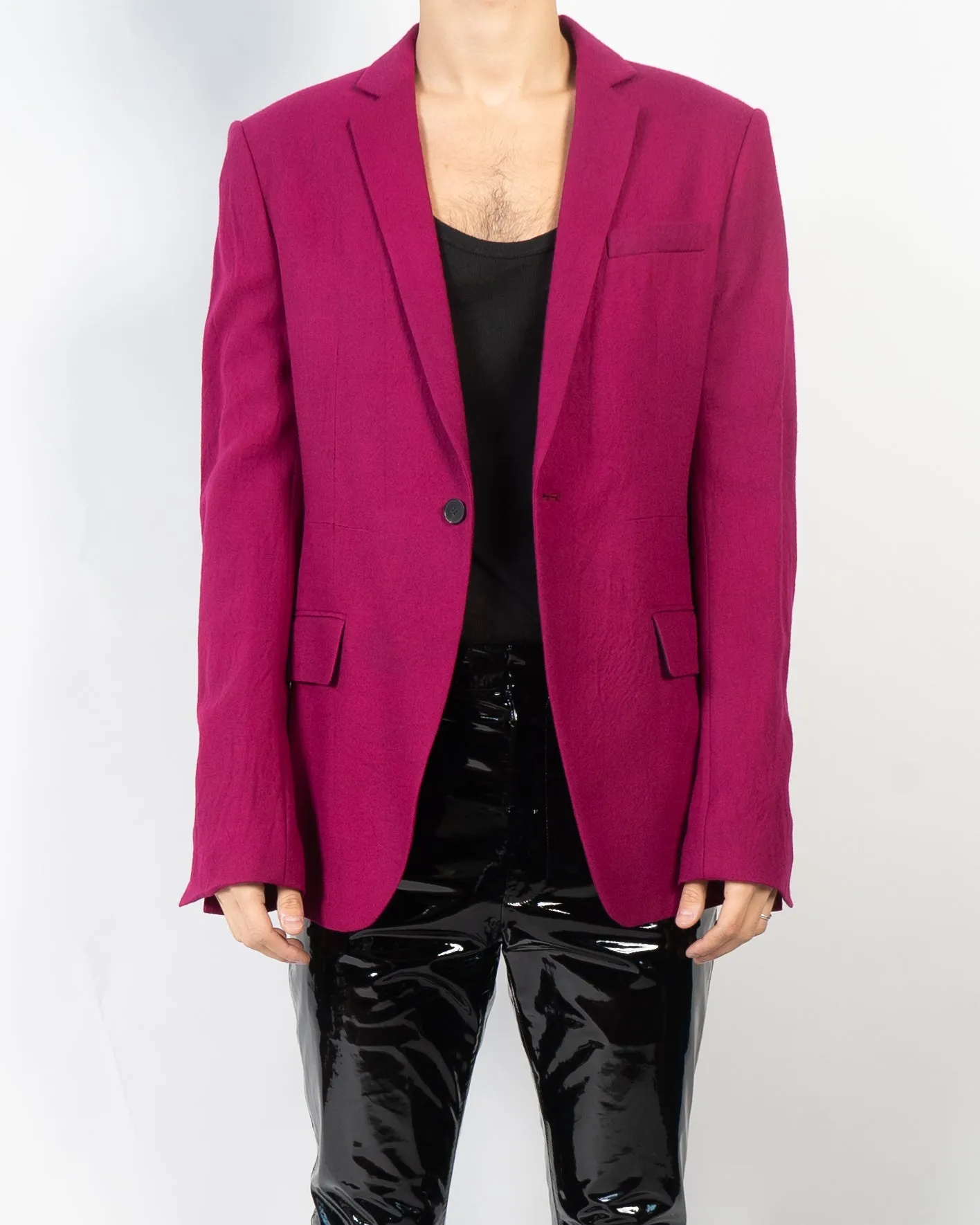 FW17 Proud Fuchsia Wool Evening Jacket Sample