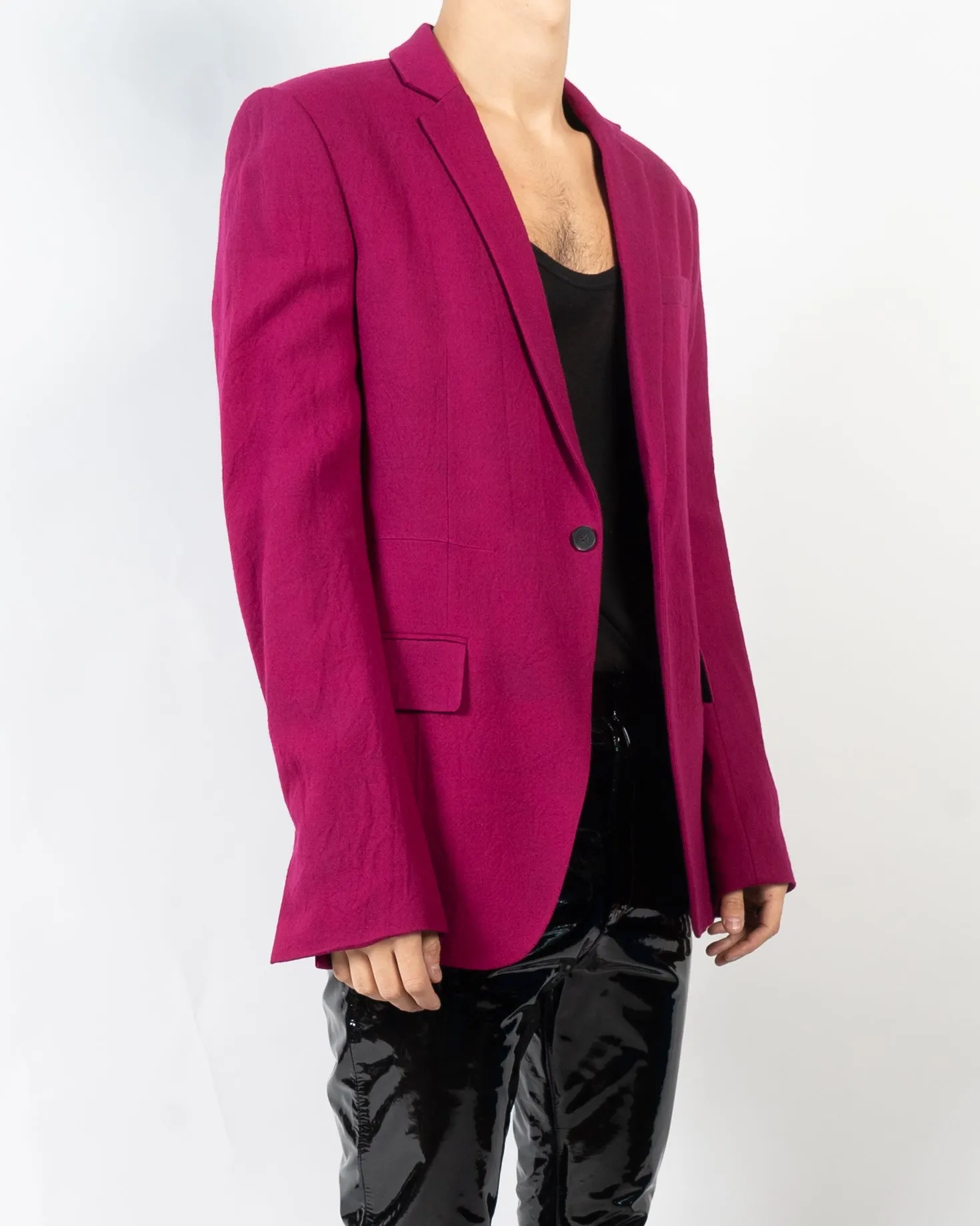 FW17 Proud Fuchsia Wool Evening Jacket Sample