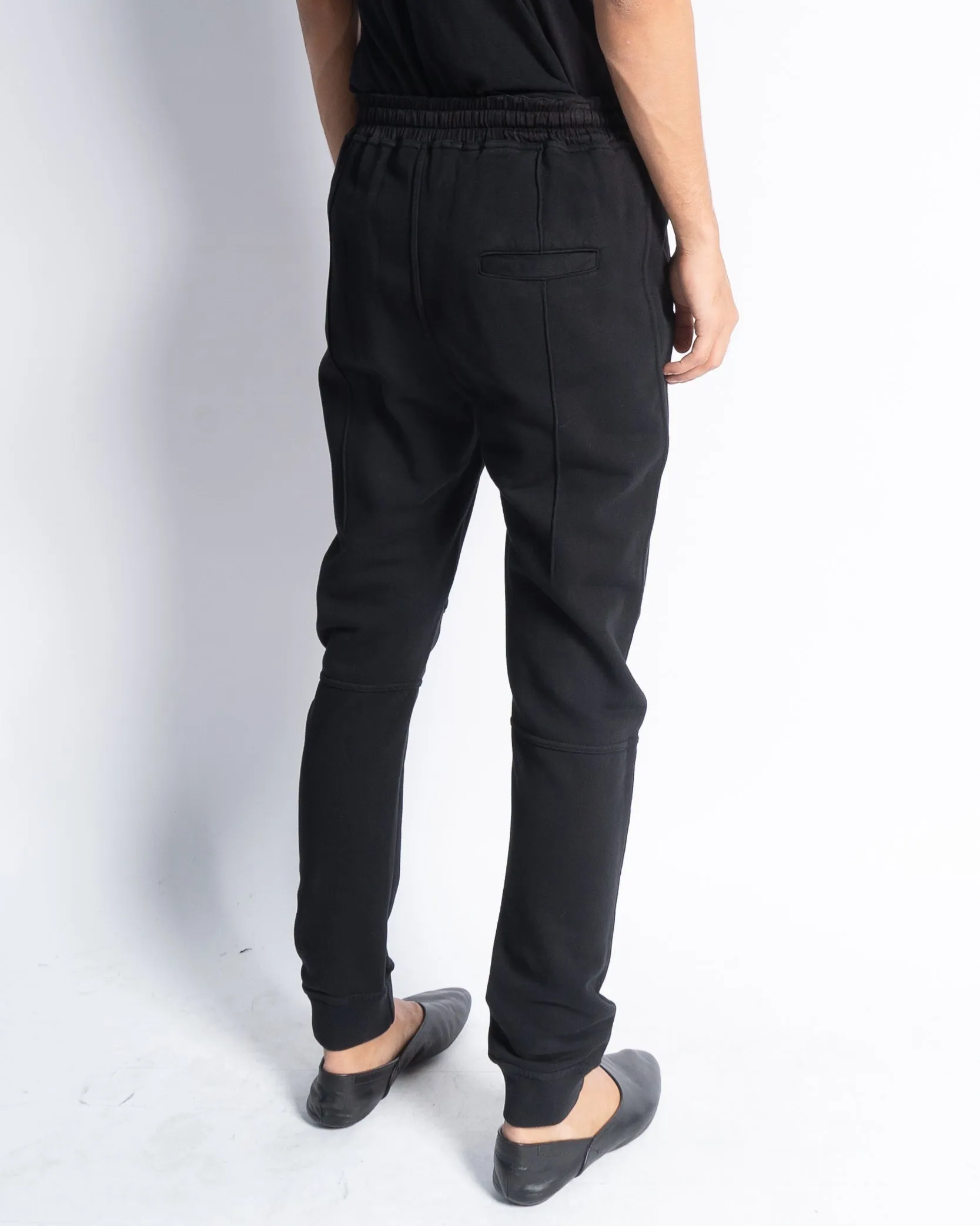 FW19 Embroidered Black Perth Jogging Trousers