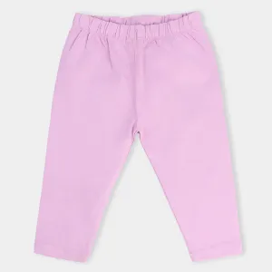 Infant Girls Lycra Jersey Basic Tights-Tulip