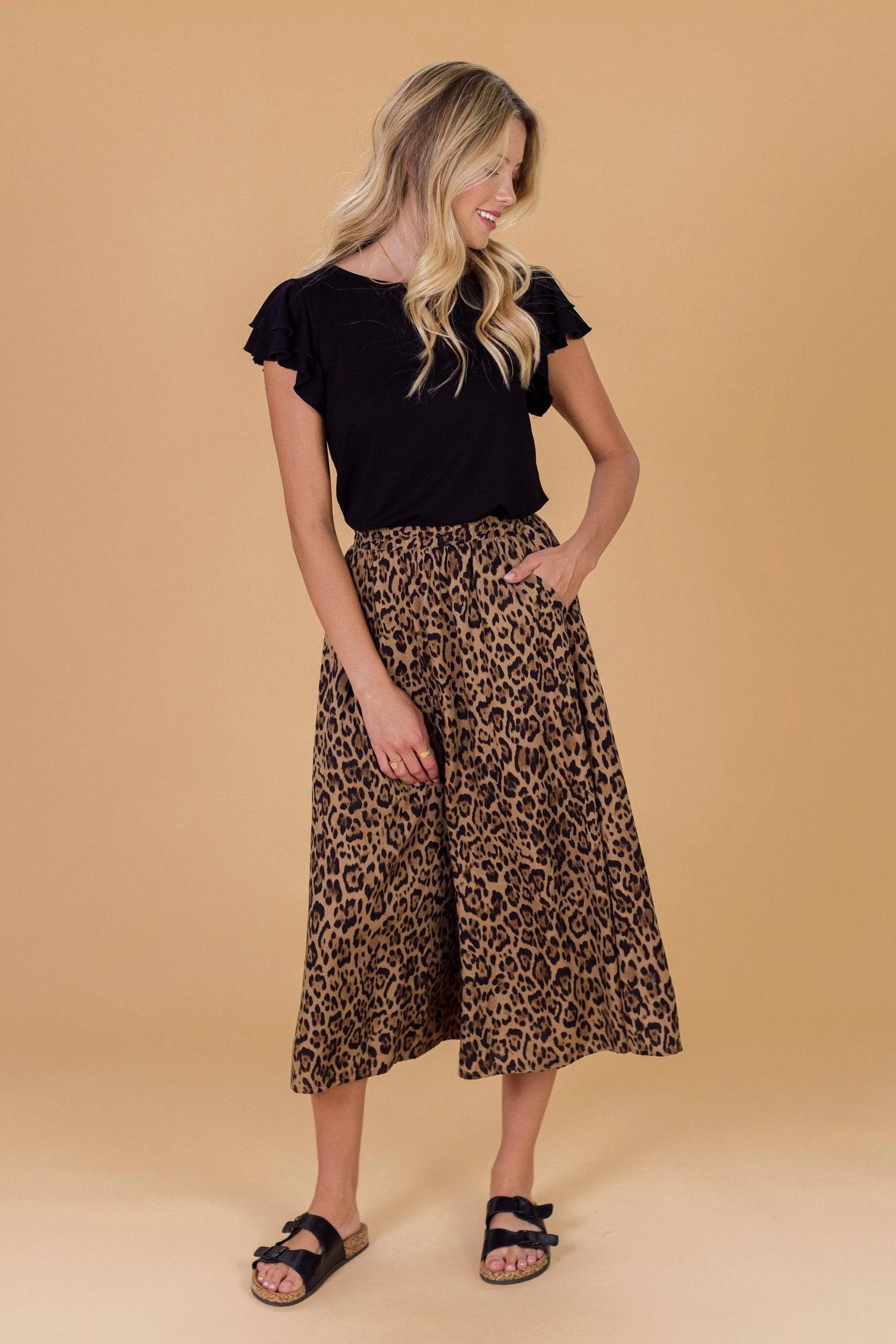 Jupe Culotte Jessie Leopard