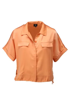 K-design - Blouse met zakken (A678Coral sands)