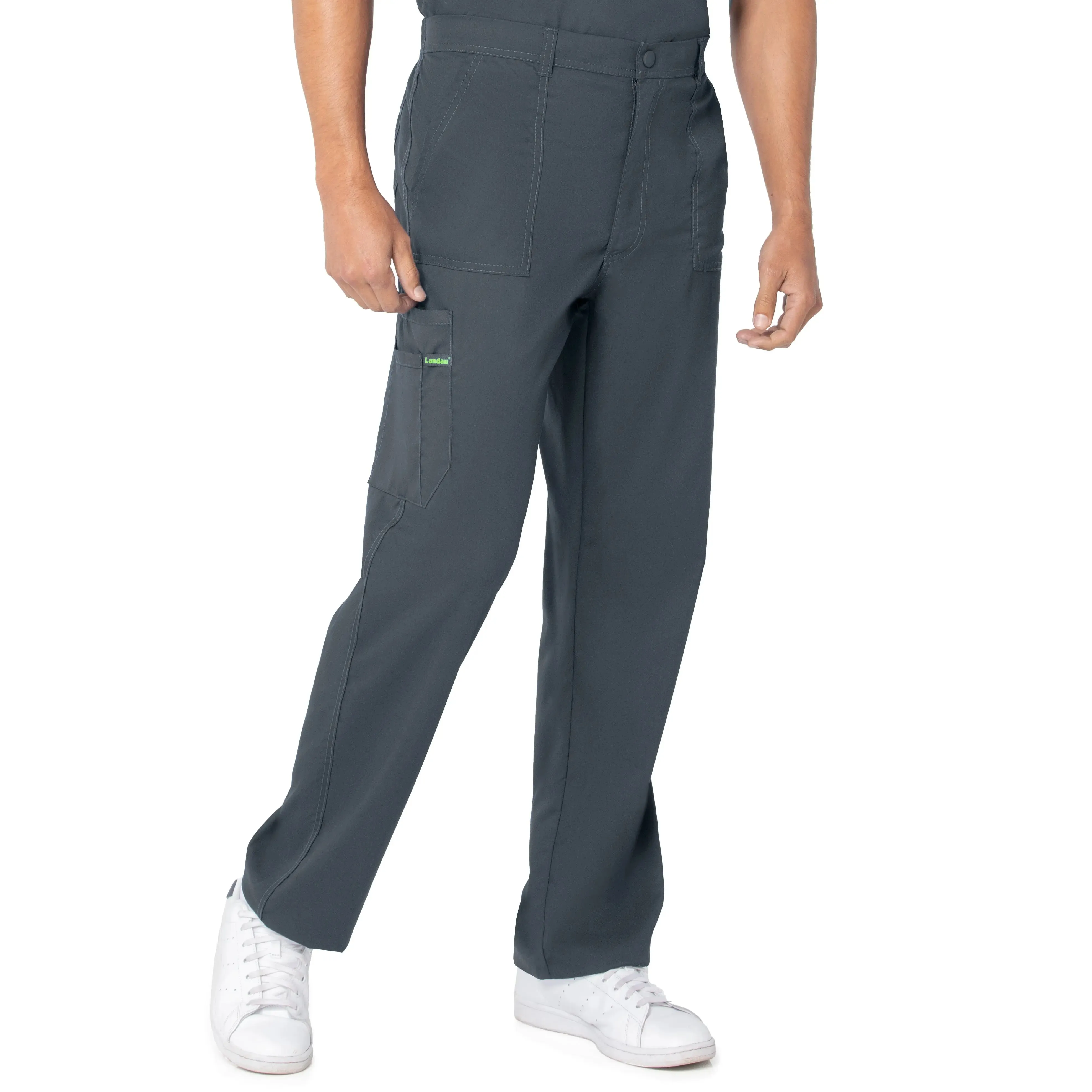 Landau ProFlex Men's Straight-Leg Cargo Scrub Pants -Tall Sizes