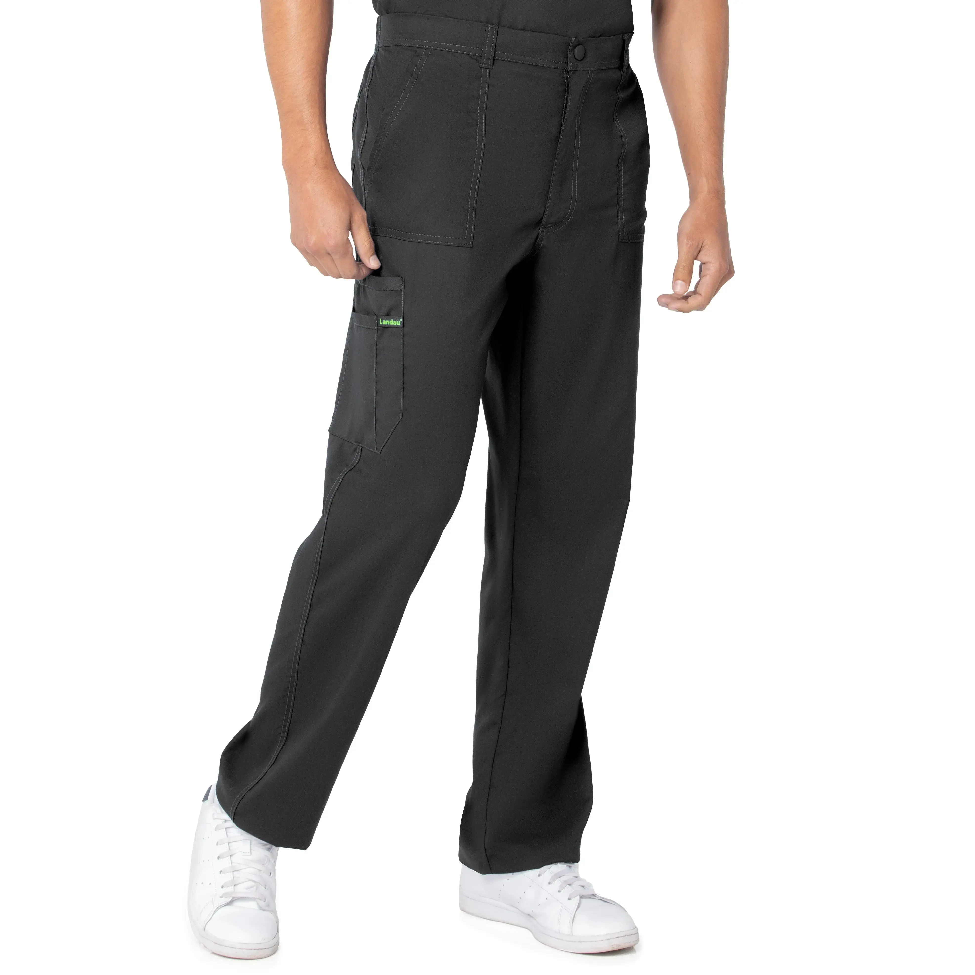 Landau ProFlex Men's Straight-Leg Cargo Scrub Pants -Tall Sizes