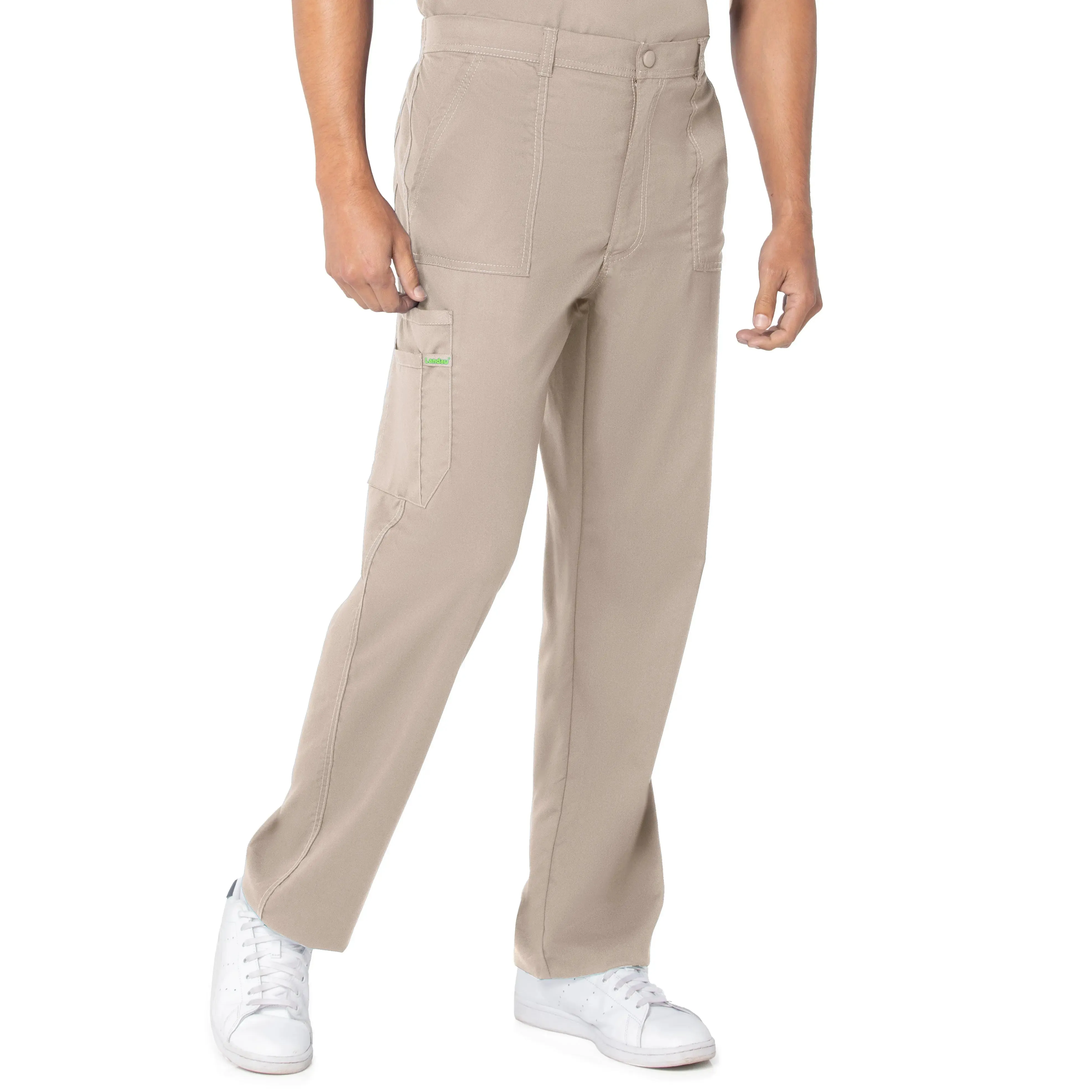 Landau ProFlex Men's Straight-Leg Cargo Scrub Pants -Tall Sizes