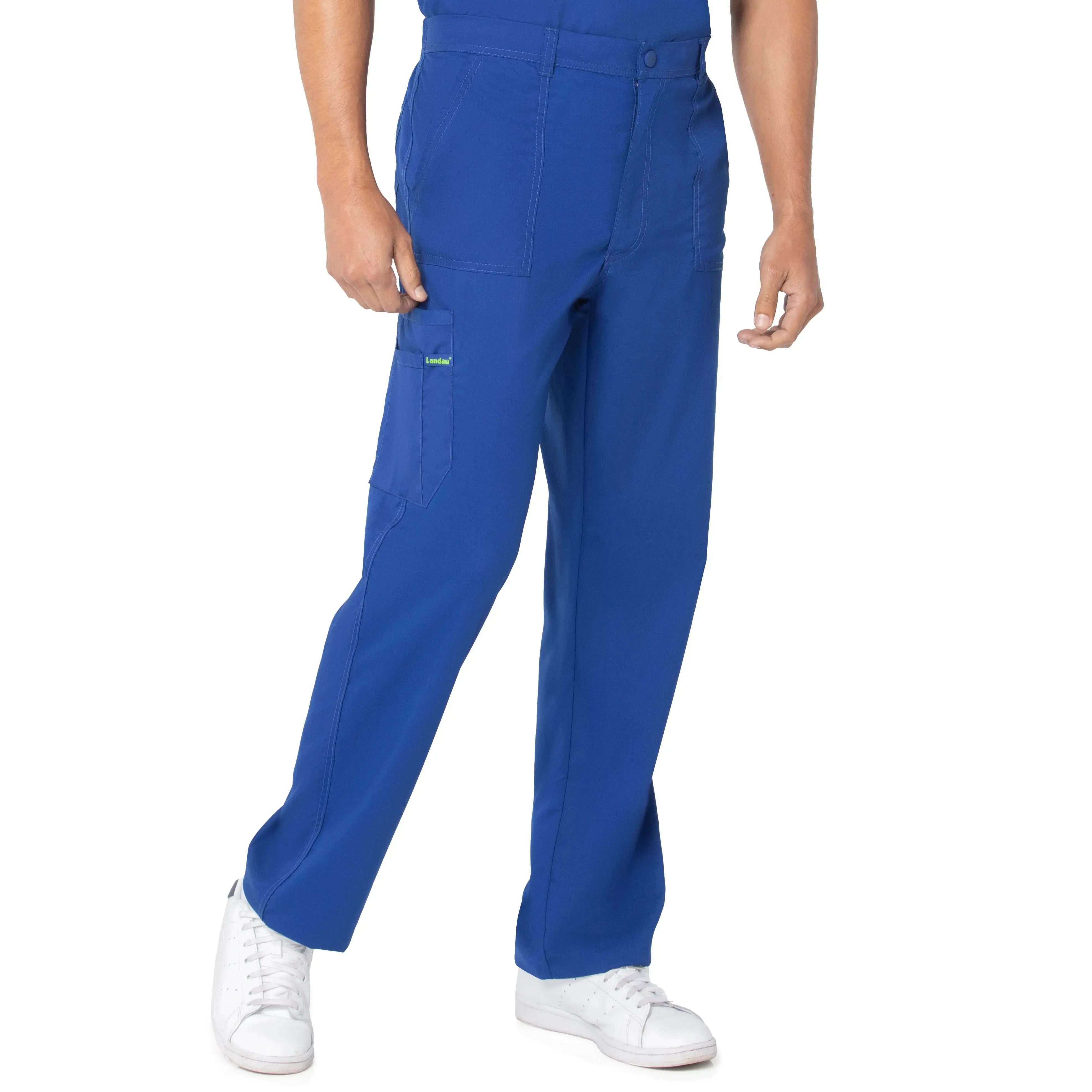 Landau ProFlex Men's Straight-Leg Cargo Scrub Pants -Tall Sizes