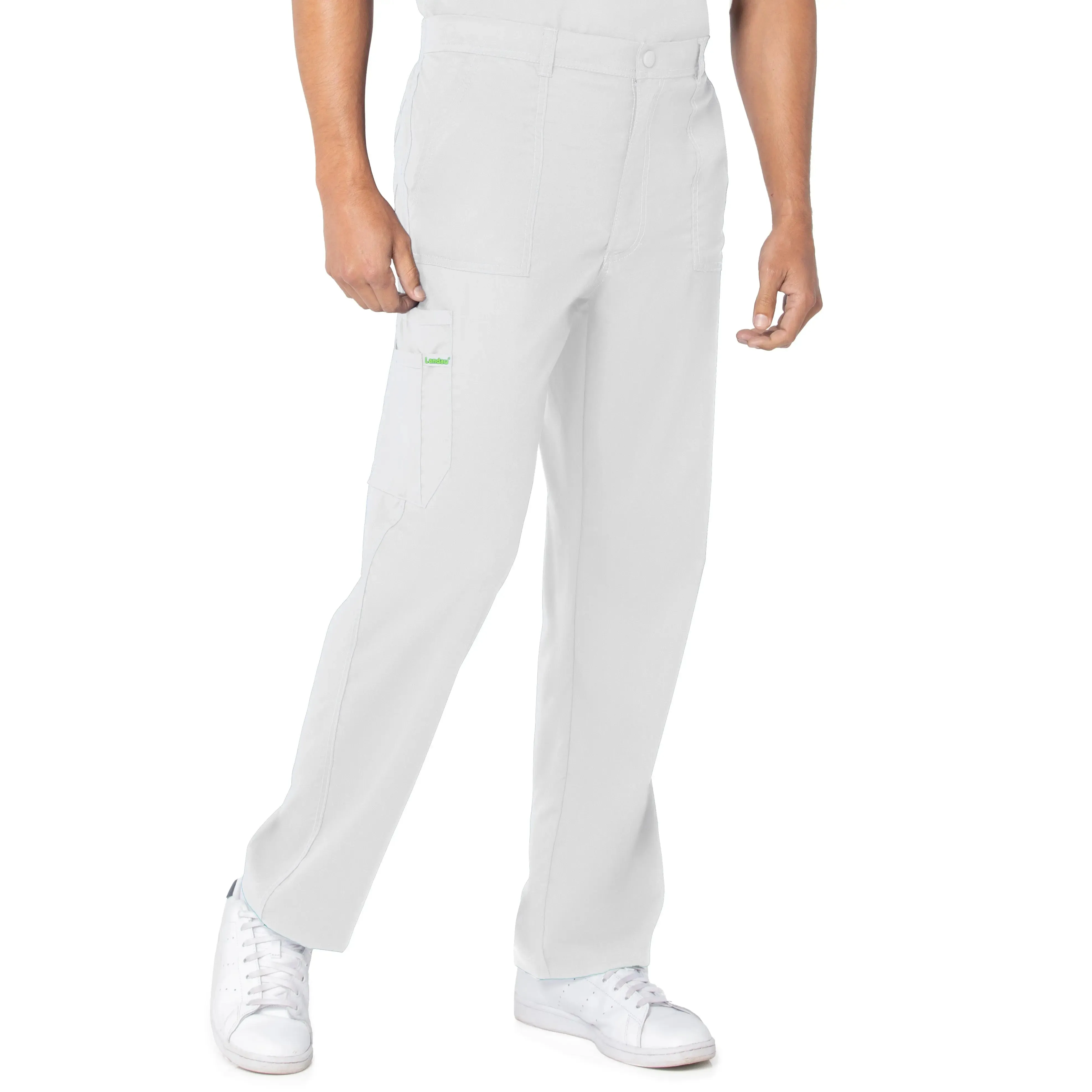 Landau ProFlex Men's Straight-Leg Cargo Scrub Pants -Tall Sizes