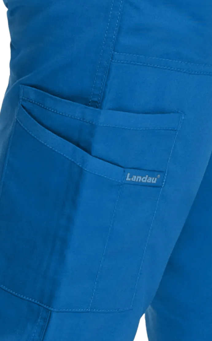 Landau ProFlex Women's Straight-Leg Cargo Scrub Pants