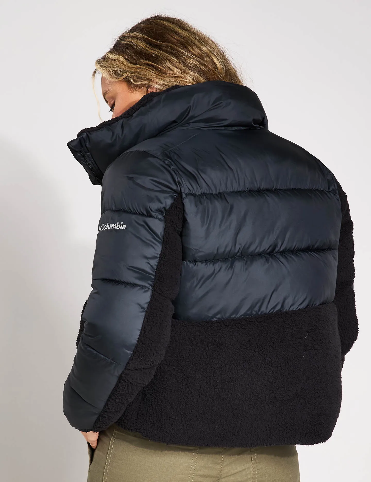 Leadbetter Point II Sherpa Hybrid Puffer Jacket - Black