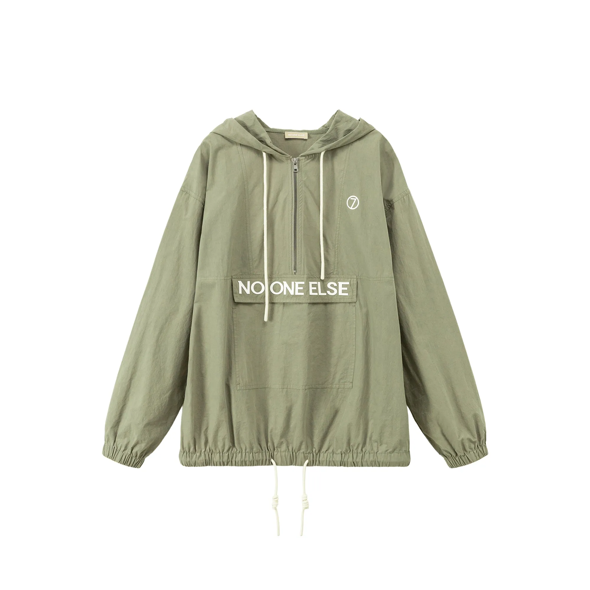 Loose Fit Hooded Anorak Jacket