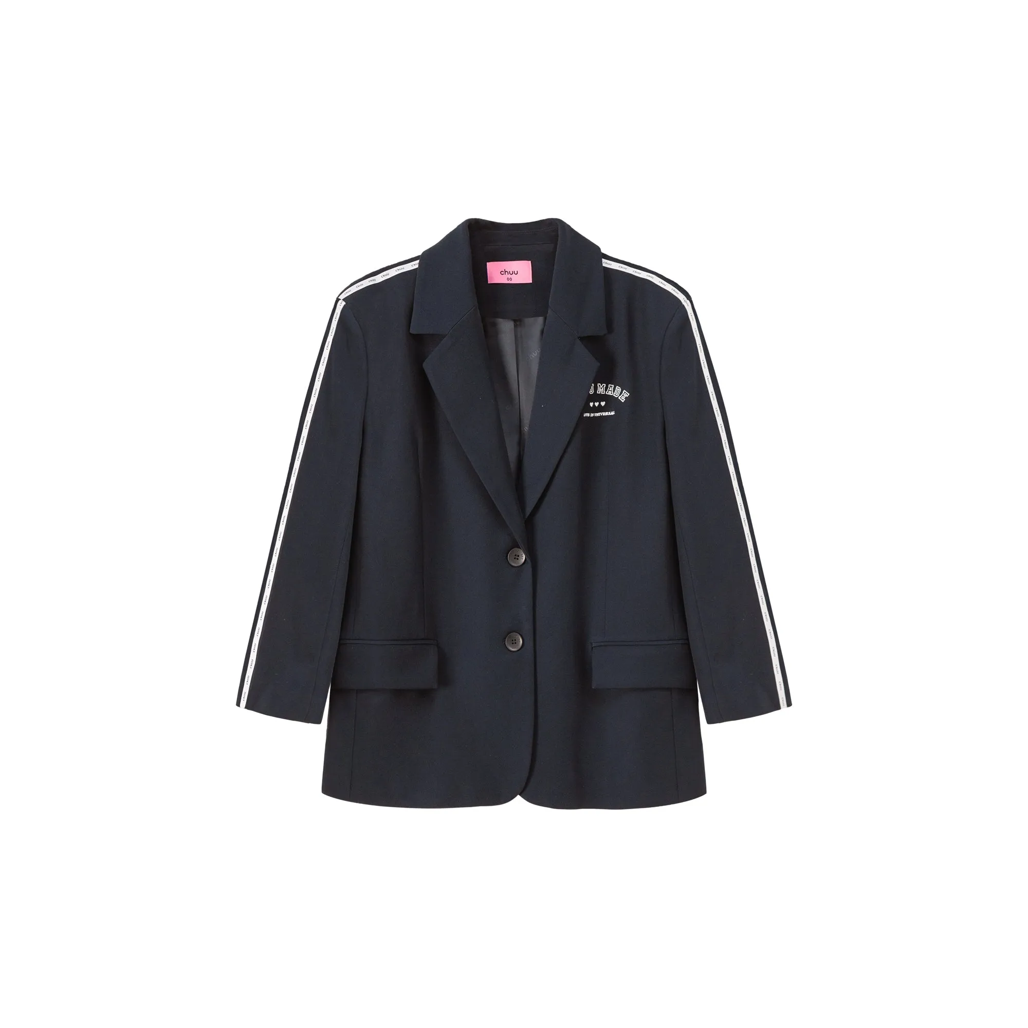 Loose Fit Love Is Universal Blazer Jacket