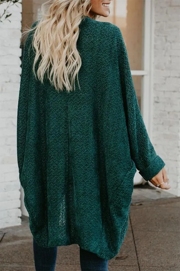 Loose Green Cardigan