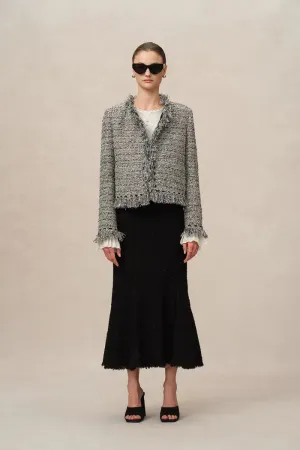 Marcela Coat in Coarse Wool Tweed