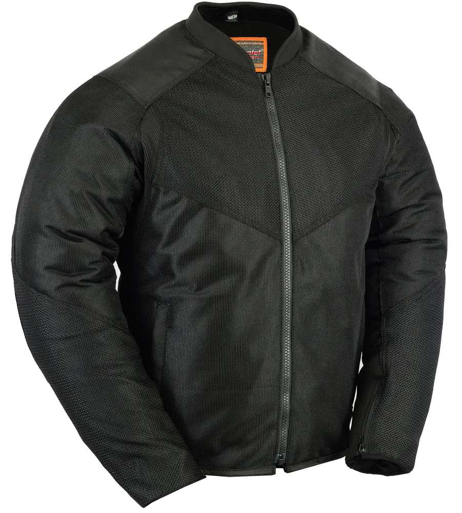 Men's Sporty Mesh Riding Jacket