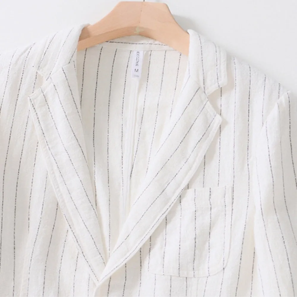 Milano-Calou Relaxed Fit Linen Blazer