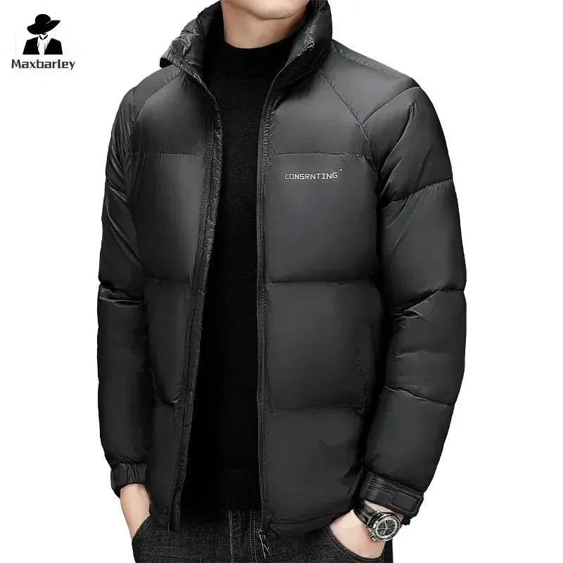 New Arrival Winter Unisex Jacket Fashion Classic Stand Collar Warm Cold Proof down Jacket