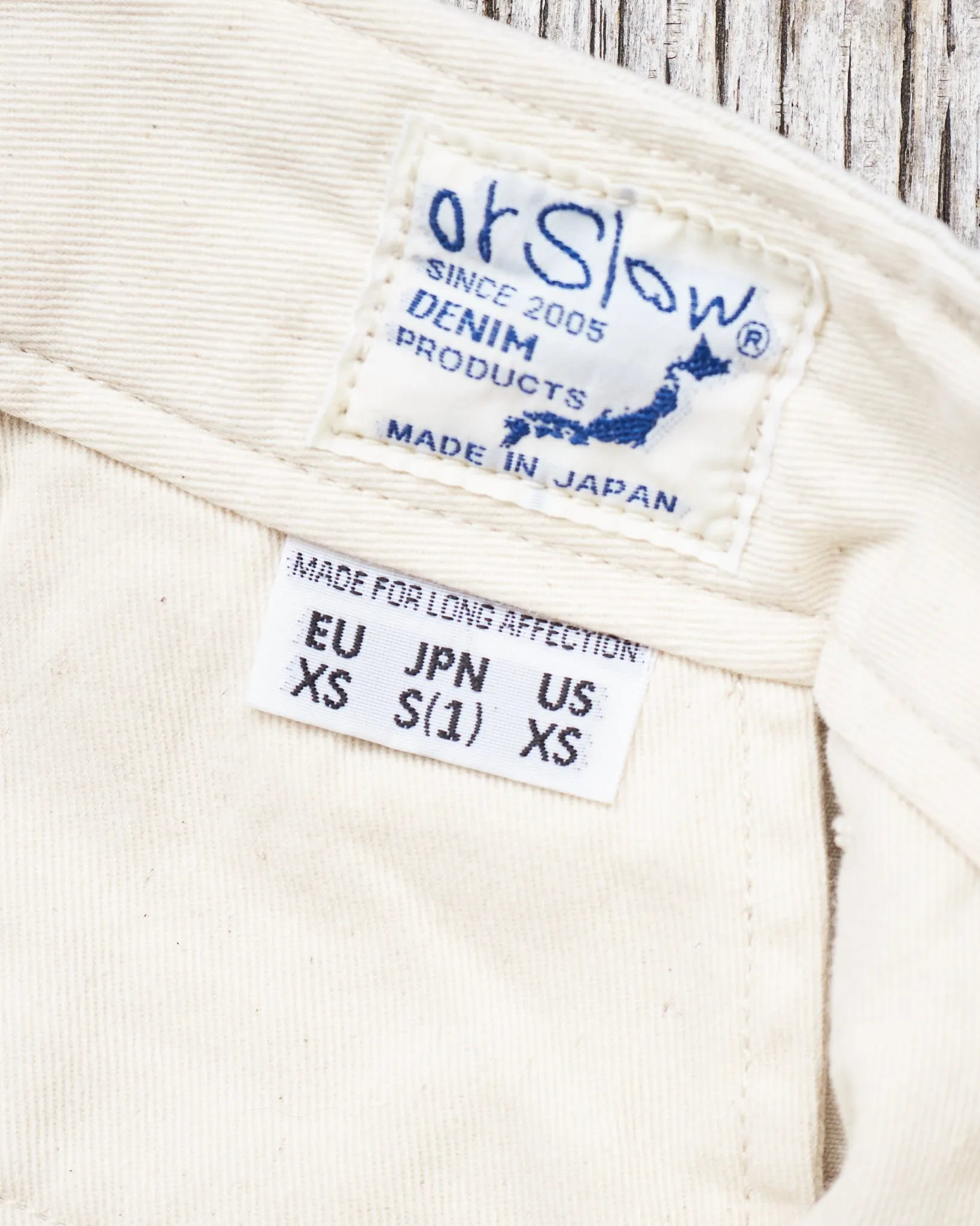 OrSlow Vintage Fit Army Trousers Ivory