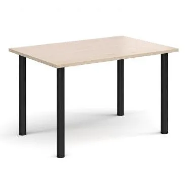 Rectangular radial leg meeting table